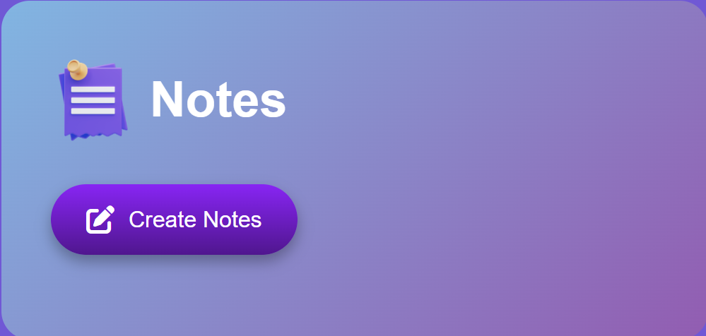 Notes App project thumbnail