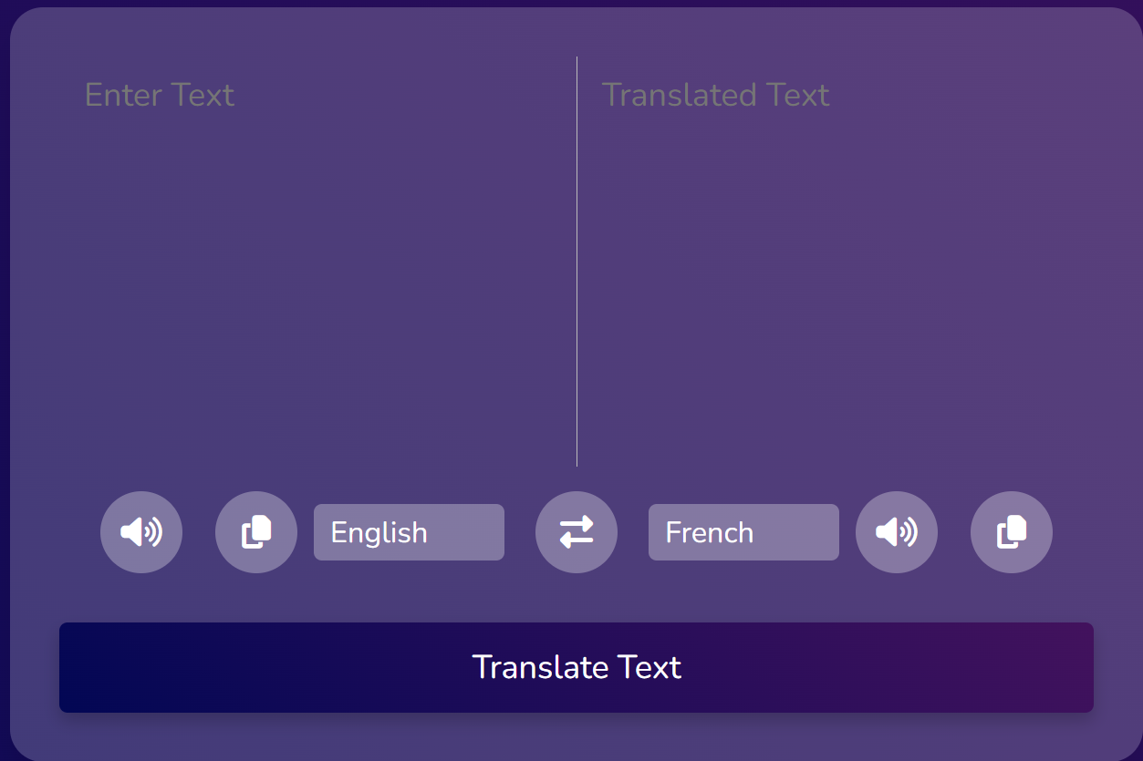 Translator App project thumbnail